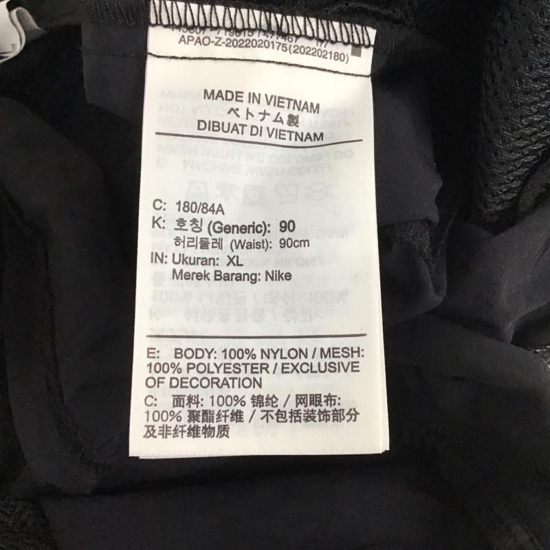 ナイキ NIKE パンツ ワークパンツ、ペインターパンツ dx7857-010 PREMIUMBASKETBALLカーゴパンツ ワイドパンツ XL ロゴ、文字 黒 / ブラック /  メンズ USED 古着 中古 10129511