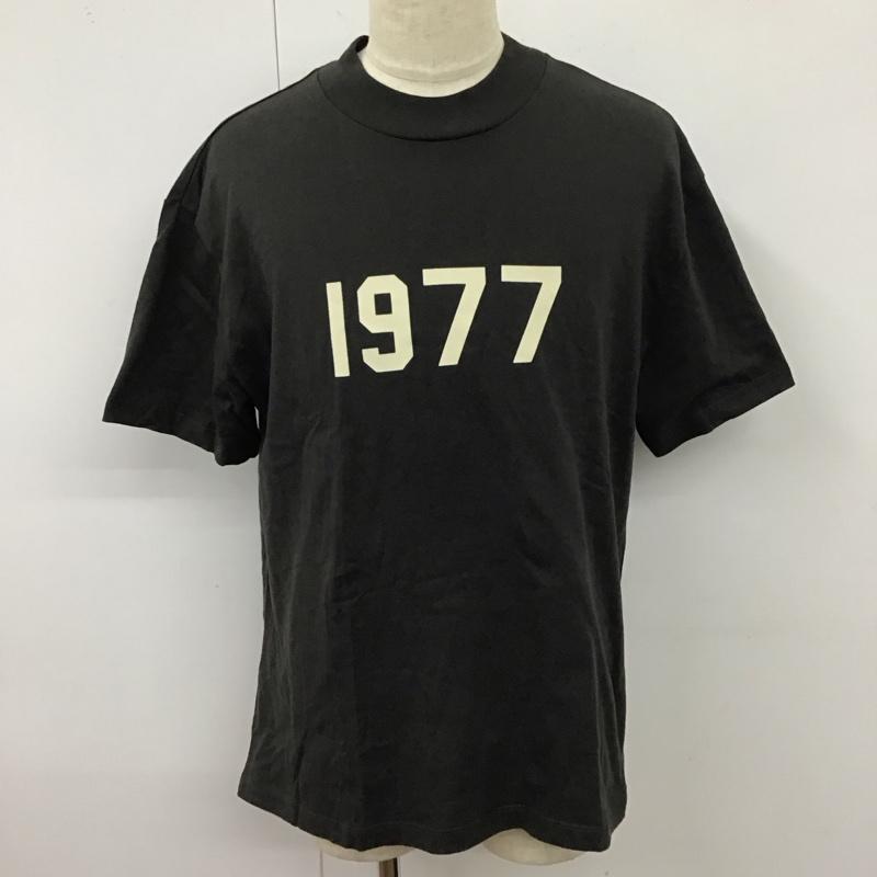 エッセンシャルズ ESSENTIALS Tシャツ 半袖 半袖カットソー プリントTシャツ クルーネックカットソー S ロゴ、文字 黒 / ブラック /  メンズ USED 古着 中古 10119927