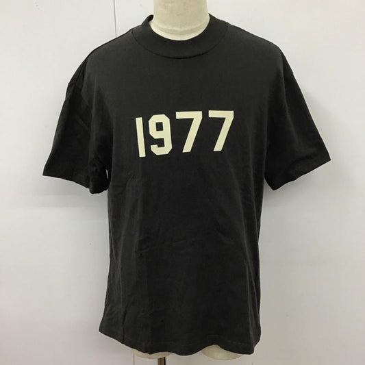 エッセンシャルズ ESSENTIALS Tシャツ 半袖 半袖カットソー プリントTシャツ クルーネックカットソー S ロゴ、文字 黒 / ブラック /  メンズ USED 古着 中古 10119927