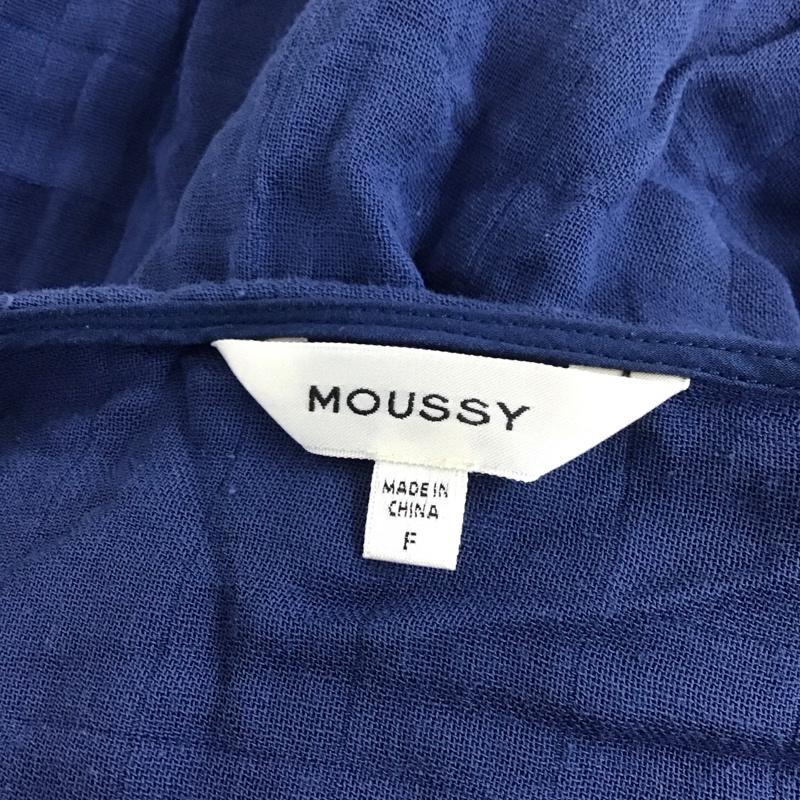 マウジー MOUSSY ワンピース ロングスカート 010CAS30-5950 Wガーゼ FREE 無地 青 / ブルー /  レディース USED 古着 中古 10112243