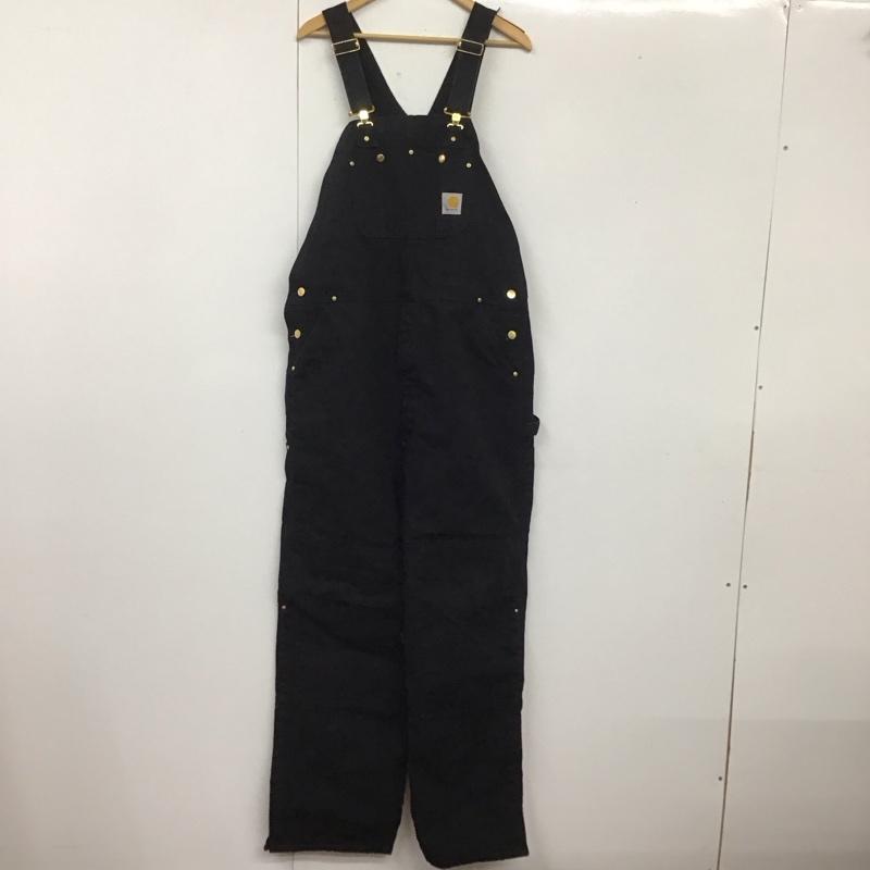 カーハート Carhartt サロペット・オーバーオール サロペット、オーバーオール UFCW 無地 黒 / ブラック /  メンズ USED 古着 中古 10109152