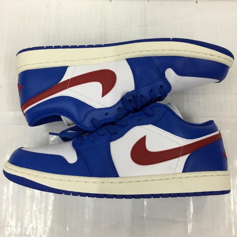 ナイキ NIKE スニーカー スニーカー DC0774-416 WMNS AIR JORDAN 1 LOW 29cm 箱有 29.0cm ロゴ、文字 白 / ホワイト / X 青 / ブルー / X 赤 / レッド /  メンズ USED 古着 中古 10105855