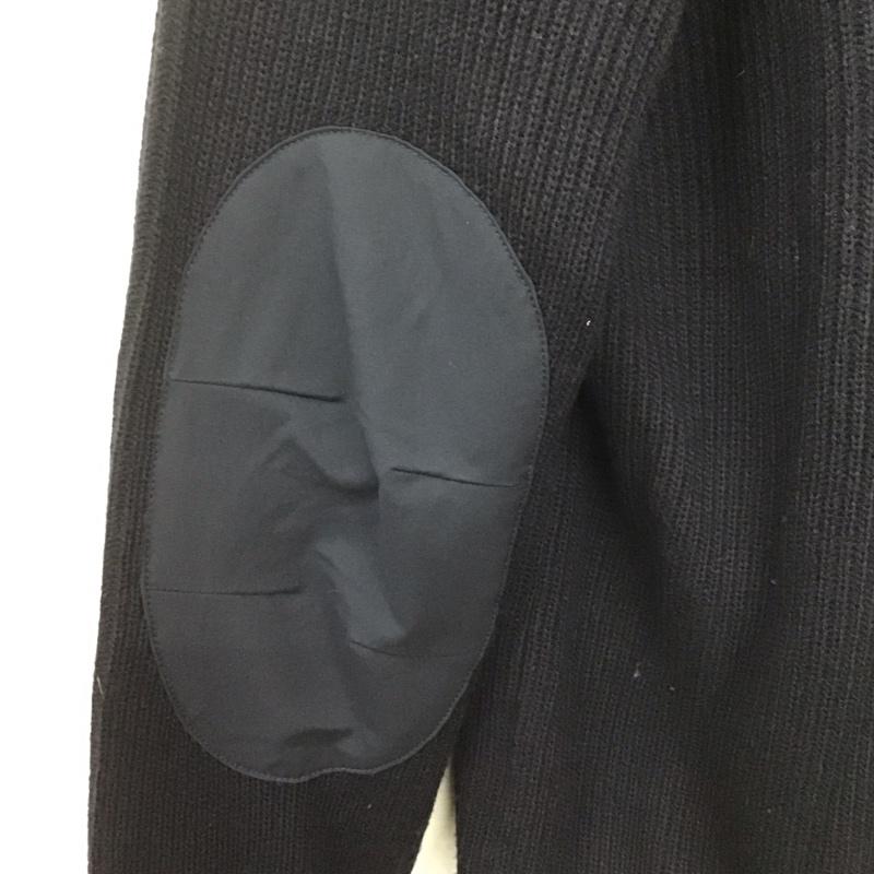 モンベル mont-bell ニット、セーター 長袖 1106637 ミッテルレギセーター 長袖ニット L ロゴ、文字 紺 / ネイビー /  メンズ USED 古着 中古 10139874