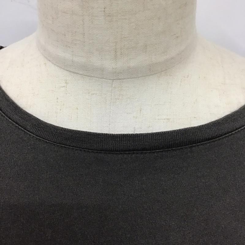 ティーシーエスエス TCSS Tシャツ 半袖 クルーネック S プリント チャコールグレー / チャコールグレー /  メンズ USED 古着 中古 10118093