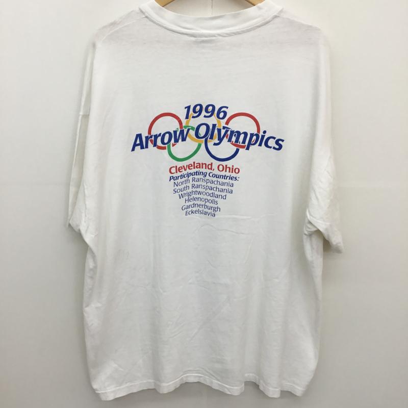 古着 USED Tシャツ 半袖 RN15763 CA21356 1996 オリンピック Tシャツ XXL ロゴ、文字 白 / ホワイト /  メンズ USED 古着 中古 10129793