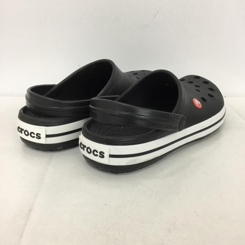 クロックス crocs サンダル サンダル クロックバンド M8 ロゴ、文字 黒 / ブラック /  メンズ USED 古着 中古 10149226
