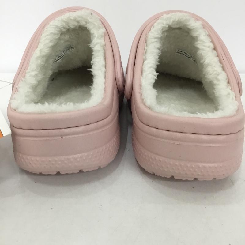 クロックス crocs シューズ シューズ 16245-952 18.5cm ralen lined clog 18.5cm 無地 桃 / ピンク /  ガールズ USED 古着 中古 10125080