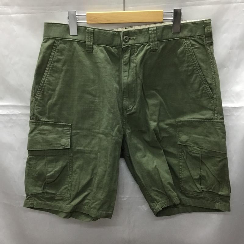 BACK NUMBER BACK NUMBER パンツ ショートパンツ XL 無地 カーキ / カーキ /  メンズ USED 古着 中古 10108817