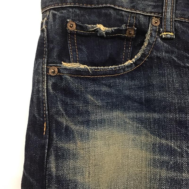 エターナル ETERNAL パンツ デニム、ジーンズ デニムパンツ スリムパンツ カジュアルパンツ 28インチ ダメージ加工 インディゴ / インディゴ /  メンズ USED 古着 中古 10144174