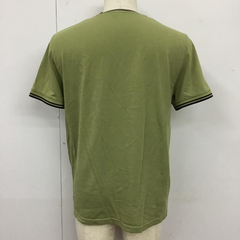 フレッドペリー FRED PERRY Tシャツ 半袖 M1588 P05 00715 398 Twin Tipped M ワンポイント カーキ / カーキ /  メンズ USED 古着 中古 10119776