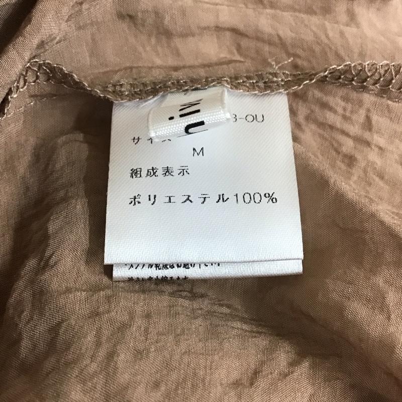 アルシーヴ archives ワンピース ロングスカート PHS20038-IN シアーバックリボンOP キャミOPセット M 無地 茶 / ブラウン /  レディース USED 古着 中古 10114466