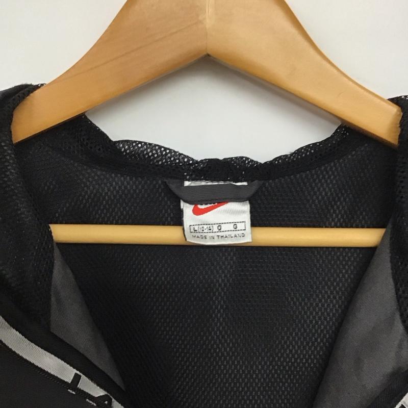 ナイキ NIKE ジャケット、上着 ジャンパー、ブルゾン ジップアップジャンパー パーカー アウター L ロゴ、文字 白 / ホワイト / X 黒 / ブラック /  メンズ USED 古着 中古 10142421