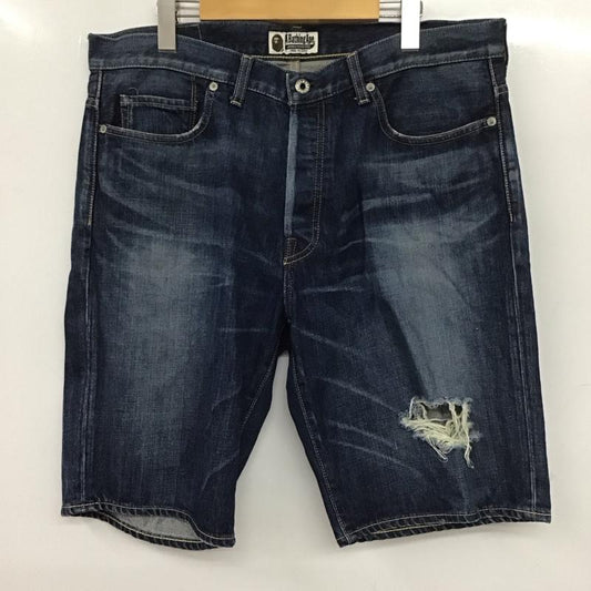 アベイシングエイプ A BATHING APE パンツ デニム、ジーンズ デニムパンツ XL プリント インディゴ / インディゴ /  メンズ USED 古着 中古 10139718