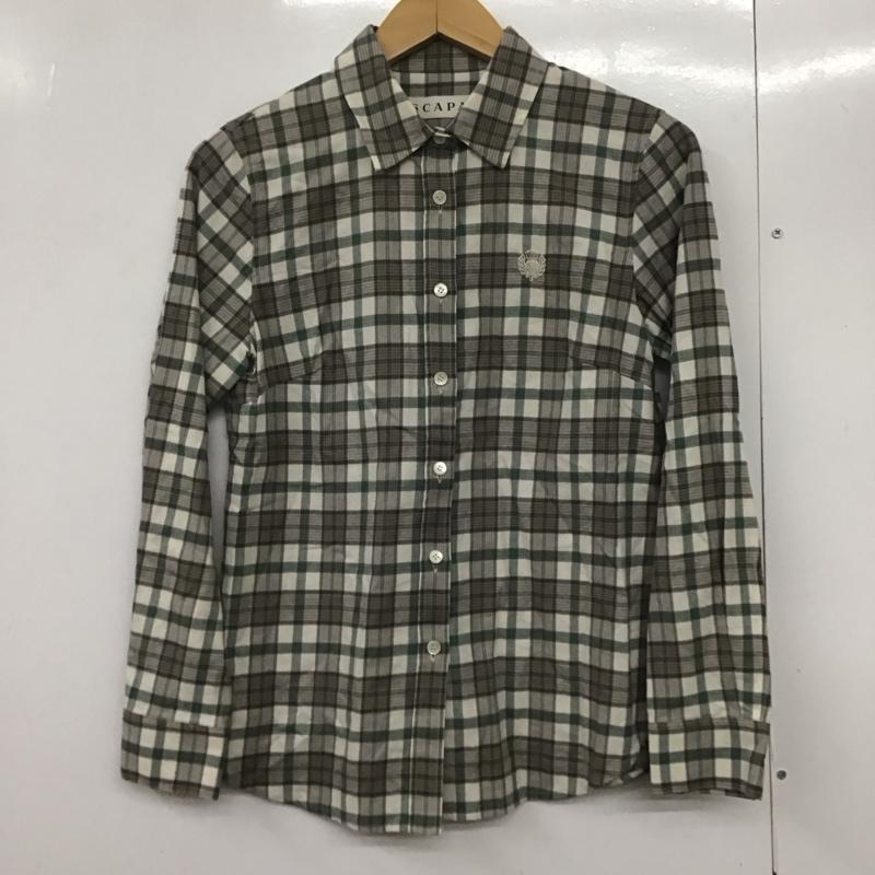 スキャパ SCAPA シャツ、ブラウス 長袖 38 チェック マルチカラー / マルチカラー /  レディース USED 古着 中古 10144595