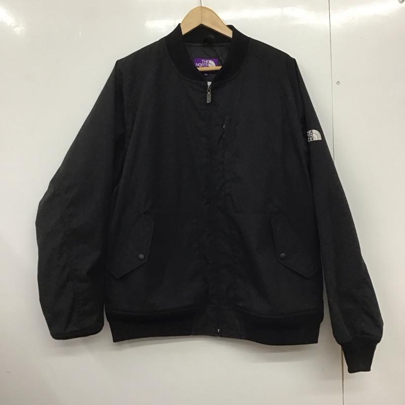 ザ ノースフェイス パープルレーベル THE NORTH FACE PURPLE LABEL ジャケット、上着 ジャケット、ブレザー ny2374n BEAMSコラボ 別注マウンテンフィールドジャケット XL ロゴ、文字 黒 / ブラック /  メンズ USED 古着 中古 10146172