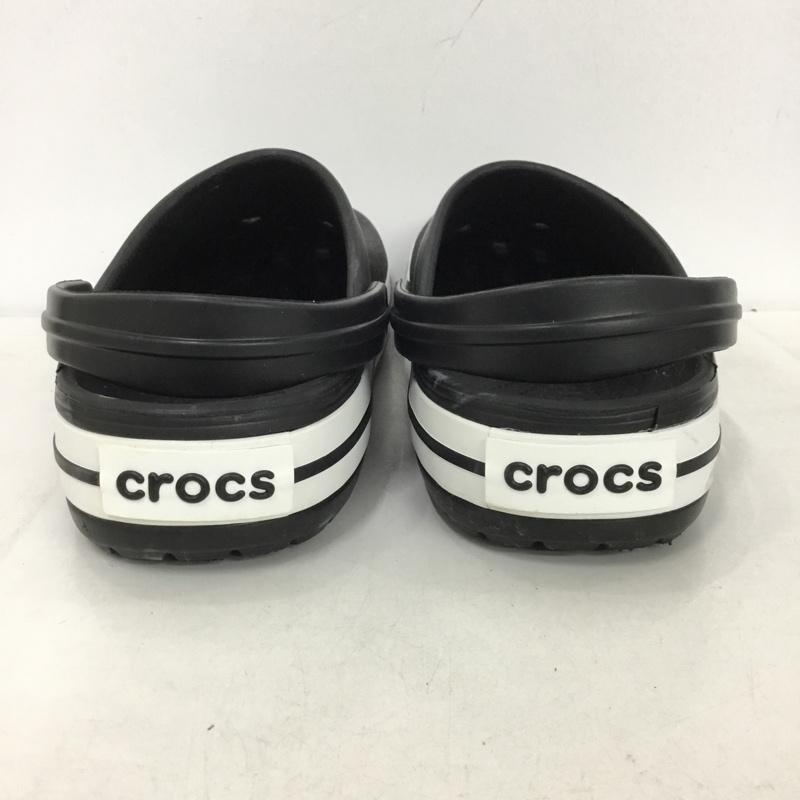 クロックス crocs サンダル サンダル クロックバンド M8 ロゴ、文字 黒 / ブラック /  メンズ USED 古着 中古 10149226