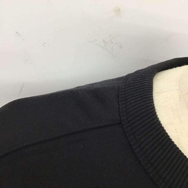 ディーゼル DIESEL カットソー 半袖 半袖カットソー プリントTシャツ クルーネックカットソー JUNINAGAWA L ロゴ、文字 黒 / ブラック /  メンズ USED 古着 中古 10120354