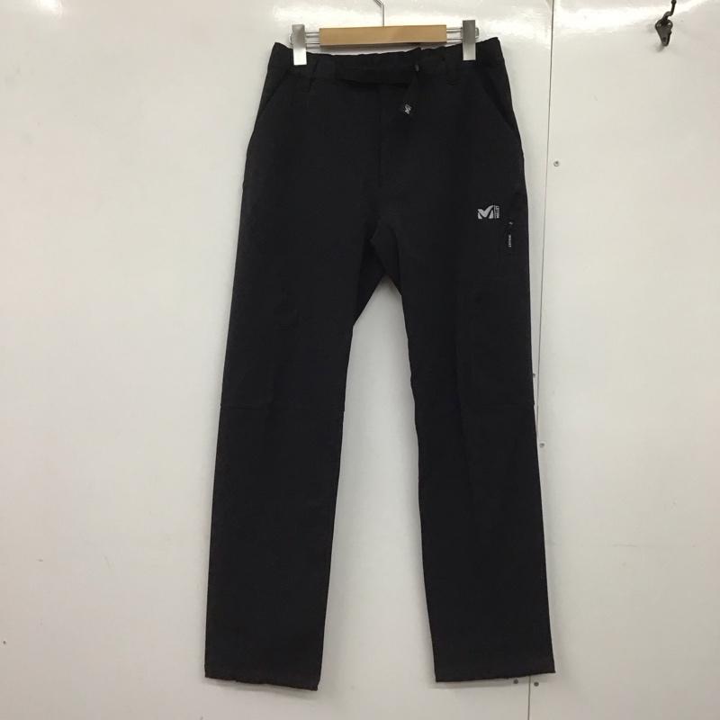 ミレー MILLET パンツ ワークパンツ、ペインターパンツ miv01810 モンテローザパンツ ワイドパンツ M ロゴ、文字 黒 / ブラック /  メンズ USED 古着 中古 10142131
