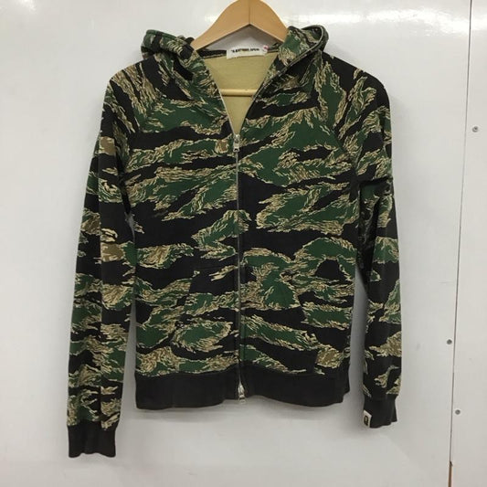 アベイシングエイプ A BATHING APE パーカー 長袖 ジップアップ XXS 総柄 マルチカラー / マルチカラー /  レディース USED 古着 中古 10139923