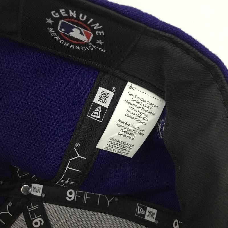 ニューエラ NEW ERA 帽子 キャップ LA ロサンゼルス ドジャース メジャーリーグ 9FIFTY 花 刺繍 ロゴ、文字 青 / ブルー /  メンズ USED 古着 中古 10150598
