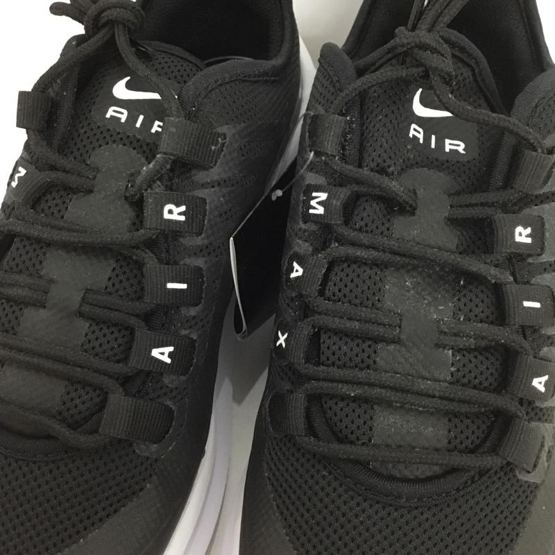 ナイキ NIKE スニーカー スニーカー AA2168-002 エア マックス アクシス AIR MAX AXIS 24cm 箱有 24.0cm ロゴ、文字 黒 / ブラック / X 白 / ホワイト /  レディース USED 古着 中古 10149654