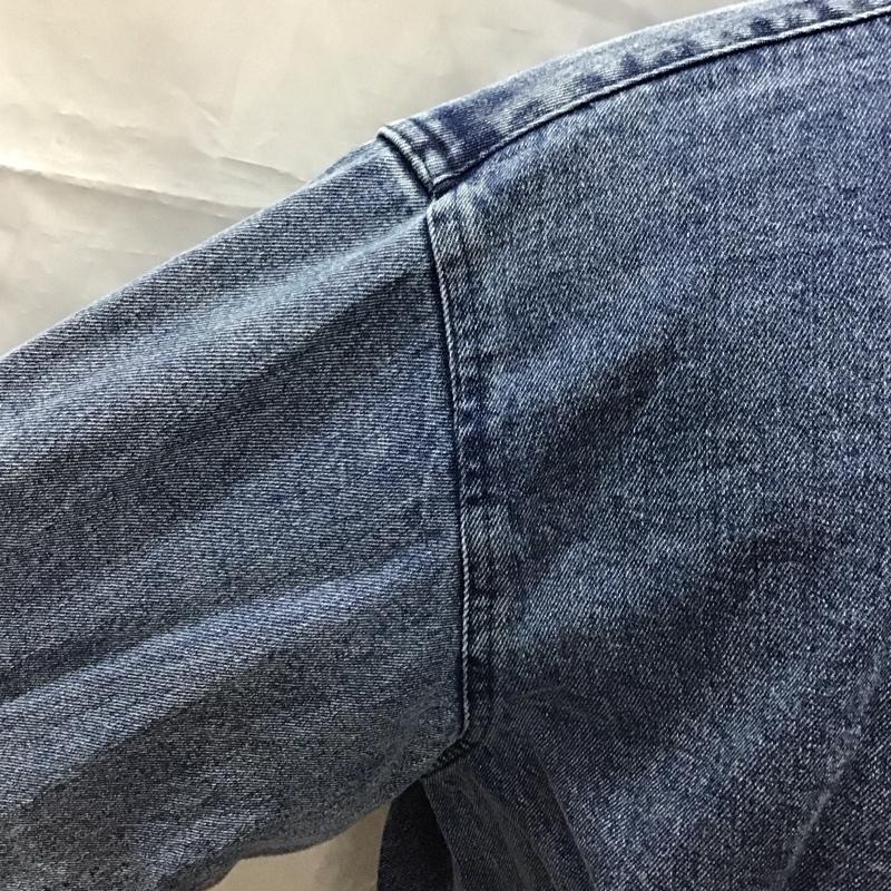 チャオパニック CIAOPANIC シャツ、ブラウス 長袖 長袖シャツ カラーシャツ 長袖カットソー デニムシャツ L 無地 インディゴ / インディゴ /  メンズ USED 古着 中古 10114376