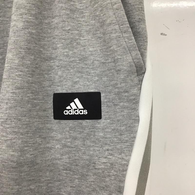 アディダス adidas パンツ ワークパンツ、ペインターパンツ ワイドパンツ カジュアルパンツ ワークパンツ ロゴ、文字 灰 / グレー /  メンズ USED 古着 中古 10133744