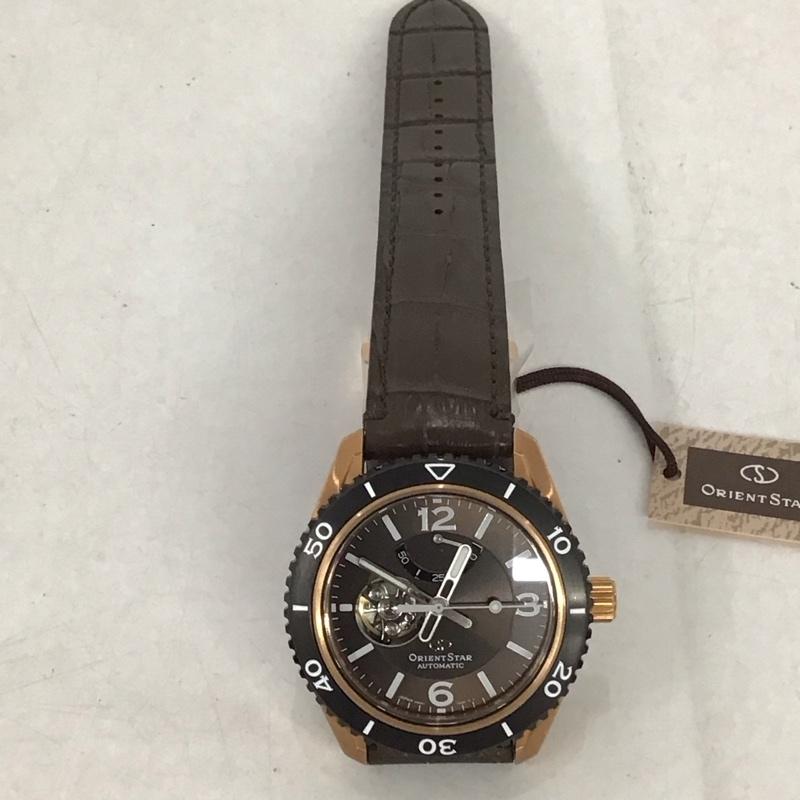 オリエントスター ORIENTSTAR 腕時計 アナログ（自動巻き） RK-AT0103Y スポーツ セミスケルトン ロゴ、文字 茶 / ブラウン /  メンズ USED 古着 中古 10134427