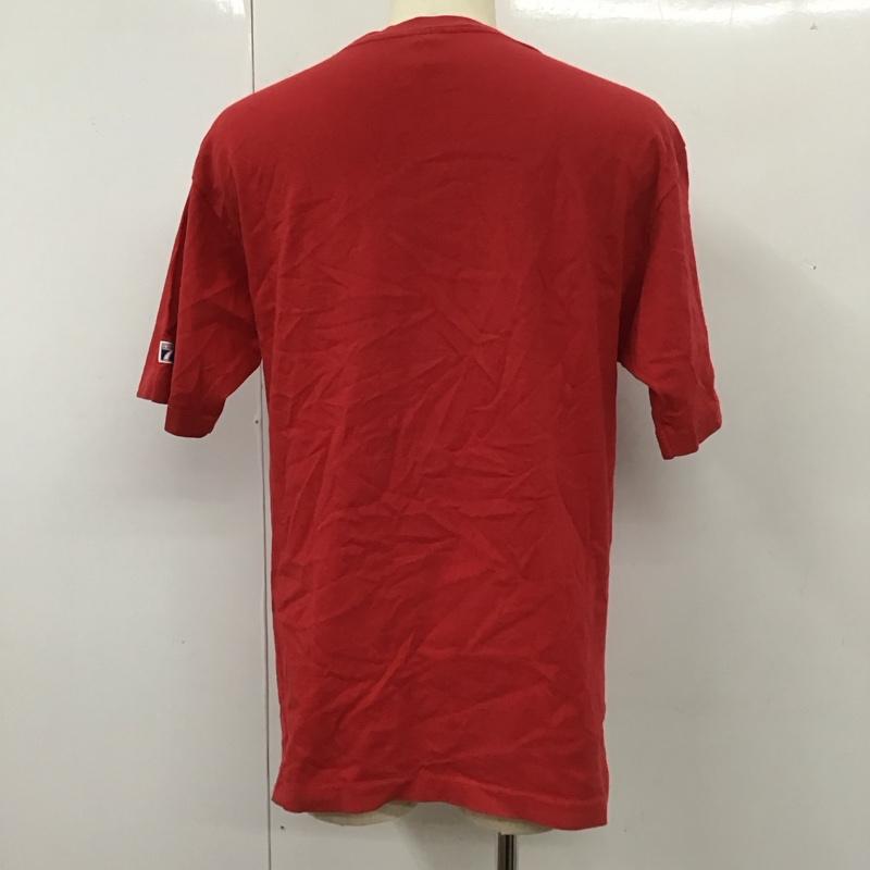 ロゴセブン LOGO7 Tシャツ 半袖 半袖カットソー プリントTシャツ クルーネックカットソー 古着 L プリント 赤 / レッド /  メンズ USED 古着 中古 10112154