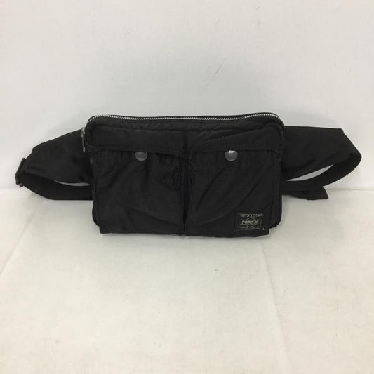 ポーター PORTER ウエストバッグ ウエストバッグ タンカー ロゴ、文字 黒 / ブラック /  メンズ USED 古着 中古 10143546
