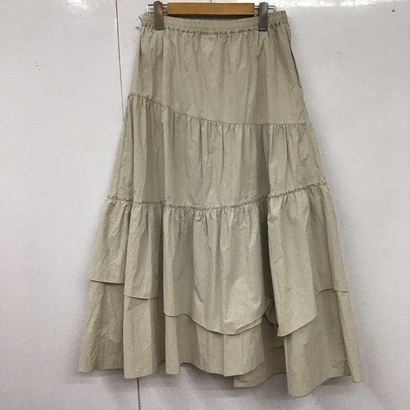 ニコアンド niko and... スカート ロングスカート FREE 無地 アイボリー / アイボリー /  レディース USED 古着 中古 10129770