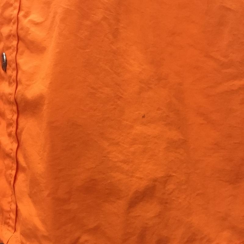 ザノースフェイス THE NORTH FACE ジャケット、上着 ジャケット、ブレザー nr11961 ロングスリーブヌプシシャツ カラーシャツ 前ボタン L ロゴ、文字 黒 / ブラック / X 橙 / オレンジ /  メンズ USED 古着 中古 10121606