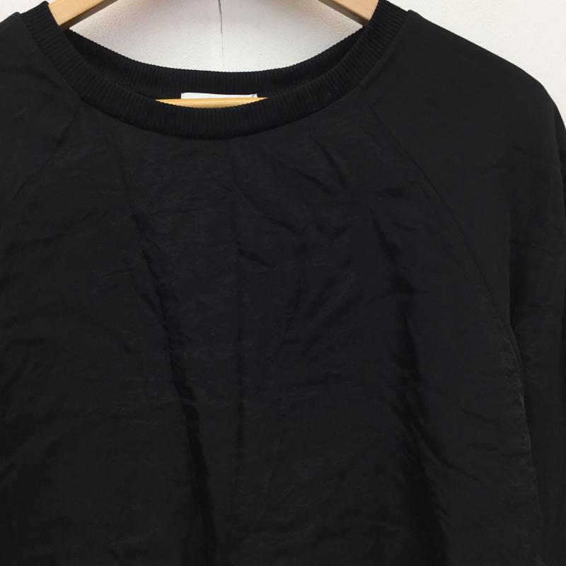 グローバルワーク GLOBAL WORK トレーナー 長袖 GW625020AD M 無地 黒 / ブラック /  レディース USED 古着 中古 10141087