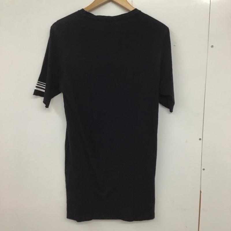 ザラメン ZARA MAN Tシャツ 半袖 半袖カットソー プリントTシャツ クルーネックカットソー S プリント 黒 / ブラック /  メンズ USED 古着 中古 10135727