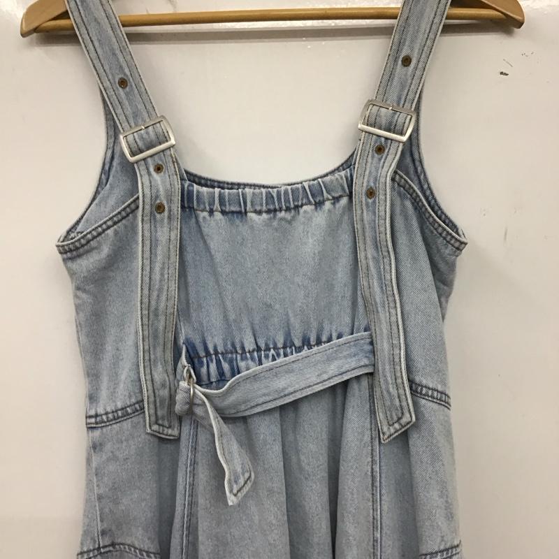 ラバンダ LAVANDA ワンピース ロングスカート ロングワンピース フレアスカート 無地 インディゴ / インディゴ /  レディース USED 古着 中古 10149648