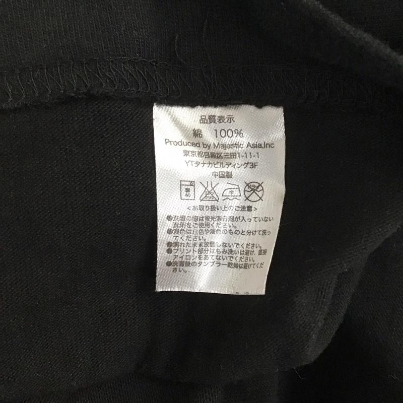 レッドキャップ RED KAP Tシャツ 半袖 半袖カットソー プリントTシャツ クルーネックカットソー L プリント 黒 / ブラック /  メンズ USED 古着 中古 10107505