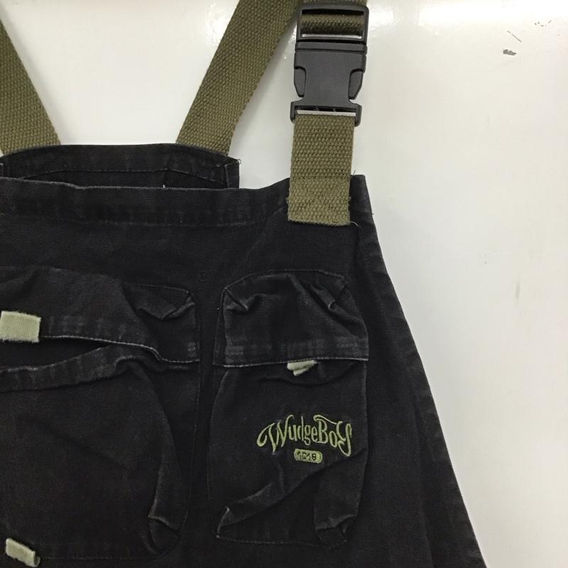 古着 USED サロペット・オーバーオール サロペット、オーバーオール オーバーオール つなぎ オールインワン 無地 黒 / ブラック /  メンズ USED 古着 中古 10142083