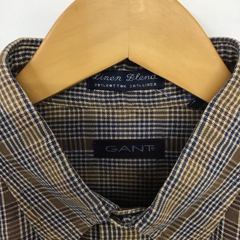 ガント GANT シャツ、ブラウス 長袖 長袖シャツ チェックシャツ カラーシャツ ボタンダウンシャツ M チェック マルチカラー / マルチカラー /  メンズ USED 古着 中古 10132680