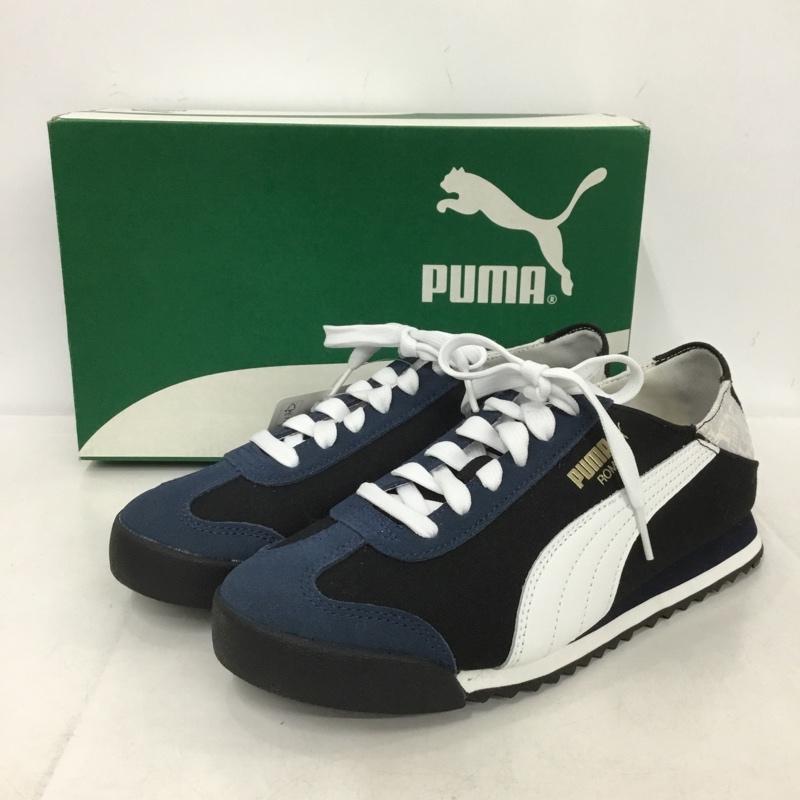 プーマ PUMA スニーカー スニーカー 398332-03 ROMA VERSATILE MULE 23.5cm 箱有 23.5cm ロゴ、文字 黒 / ブラック / X 白 / ホワイト / X 紺 / ネイビー /  レディース USED 古着 中古 10151177