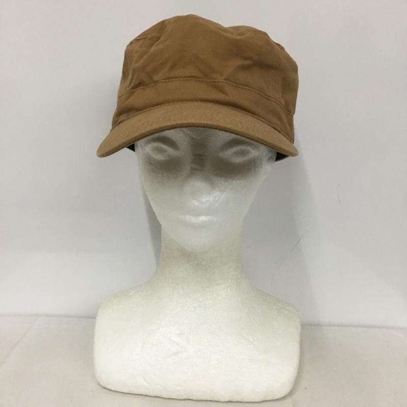 ニューエラ NEW ERA 帽子 キャップ ワークキャップ コットン 56.8cm ロゴ、文字 茶 / ブラウン /  メンズ USED 古着 中古 10133823