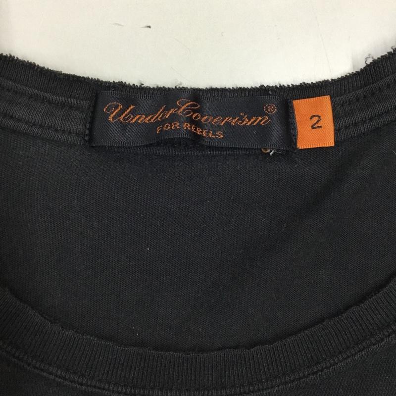 アンダーカバー UNDERCOVER Tシャツ 半袖 スカル ドクロ 2 プリント 黒 / ブラック /  メンズ USED 古着 中古 10117186