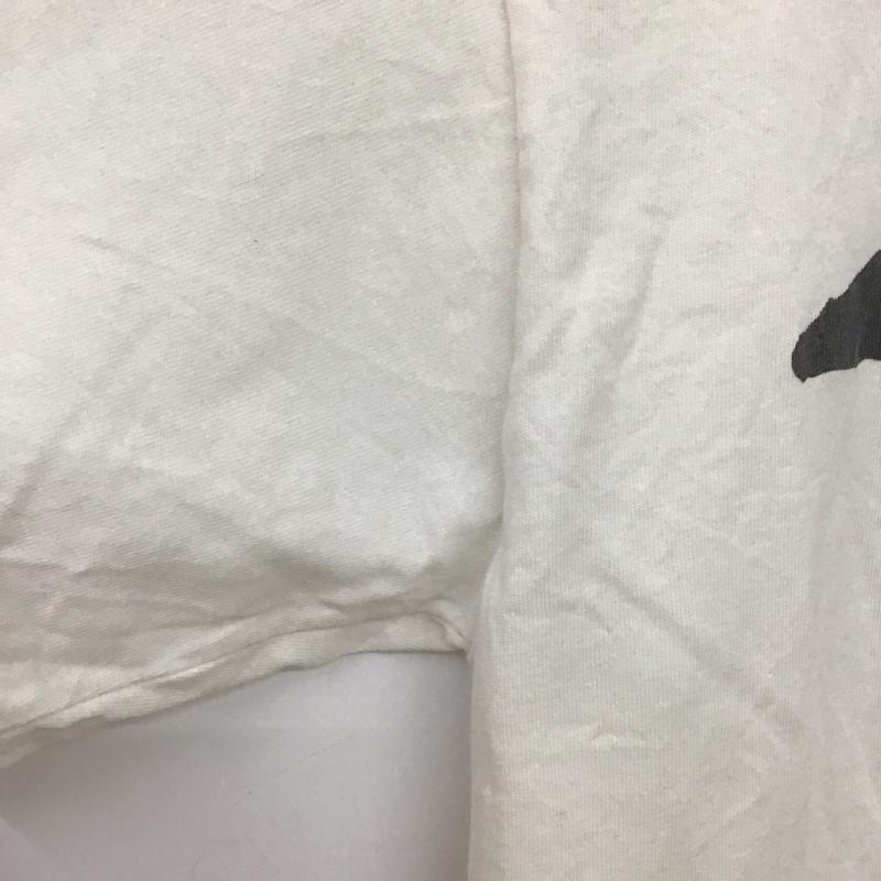 ステューシー STUSSY Tシャツ 半袖 半袖カットソー プリントTシャツ クルーネックカットソー M プリント 白 / ホワイト /  メンズ USED 古着 中古 10148263