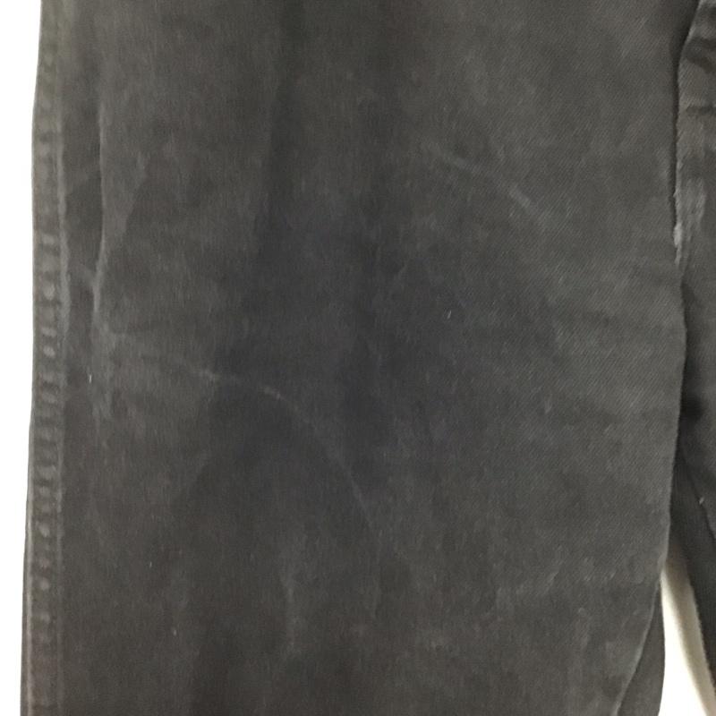 古着 USED パンツ デニム、ジーンズ デニムパンツ ワイドパンツ カジュアルパンツ 38インチ 無地 黒 / ブラック /  メンズ USED 古着 中古 10150076