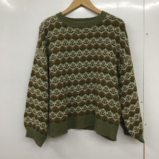 エヘカソポ ehka sopo ニット、セーター 長袖 FREE 総柄 マルチカラー / マルチカラー /  レディース USED 古着 中古 10132761