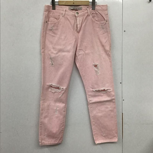ザラ ZARA パンツ デニム、ジーンズ 38 無地 桃 / ピンク /  レディース USED 古着 中古 10131659