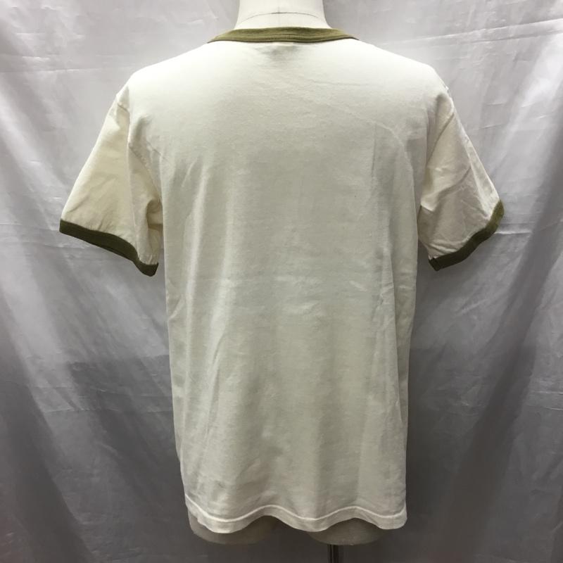 グッドオン Good On Tシャツ 半袖 半袖カットソー プリントTシャツ クルーネックカットソー 無地 M 無地 オフホワイト / オフホワイト /  メンズ USED 古着 中古 10122929