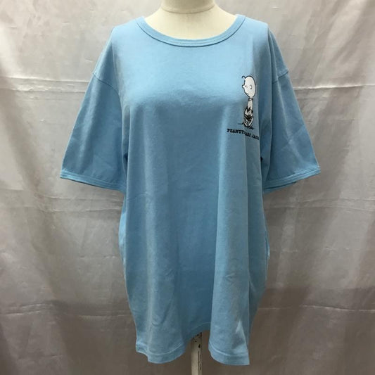 マークジェイコブス MARCJACOBS Tシャツ 半袖 Peanuts チャーリーブラウン 2023 コラボ M キャラクター 水色 / ライトブルー /  レディース USED 古着 中古 10112888