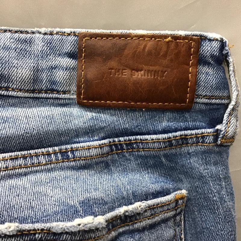 ザラ ZARA パンツ デニム、ジーンズ 40 無地 水色 / ライトブルー /  レディース USED 古着 中古 10123436