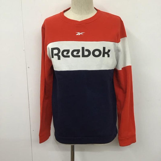リーボック Reebok トレーナー 長袖 M ロゴ、文字 マルチカラー / マルチカラー /  メンズ USED 古着 中古 10108158