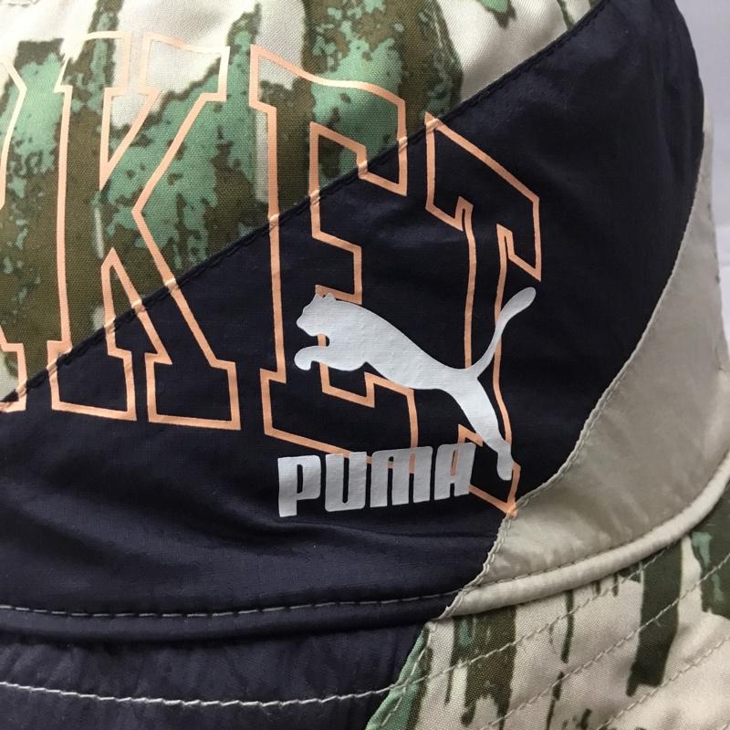 プーマ PUMA 帽子 ハット 024074 PUMA × MARKET バケットハット タグ付き 総柄 マルチカラー / マルチカラー /  メンズ USED 古着 中古 10111536